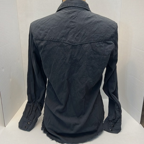 GAP COTTON WESTERN BUTTON DOWN TOP SIZE SMALL - Picture 5 of 16